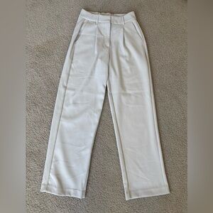 Old Navy Cream Wide Leg Trousers
